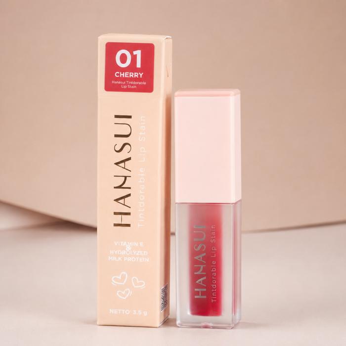 Hanasui Tintdorable Lip Stain 3.5g - Lip Tint 01 Cherry & 04 Sweet