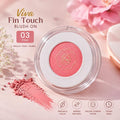 Viva Fin Touch Blush On 2g - Blush Wajah 03 Pink & 04 Peach Natural Finish