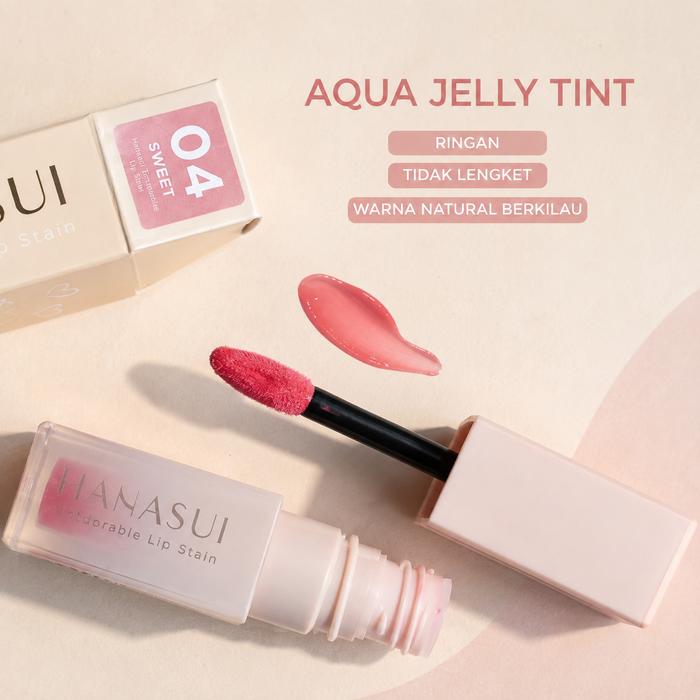 Hanasui Tintdorable Lip Stain 3.5g - Lip Tint 01 Cherry & 04 Sweet