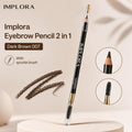 Implora Eyebrow Pencil 2 in 1 Dark Brown 007 - Pensil Alis + Spoolie