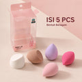 Makeup Sponge Set 5pcs - Beauty Blender Beragam Bentuk untuk Base Makeup